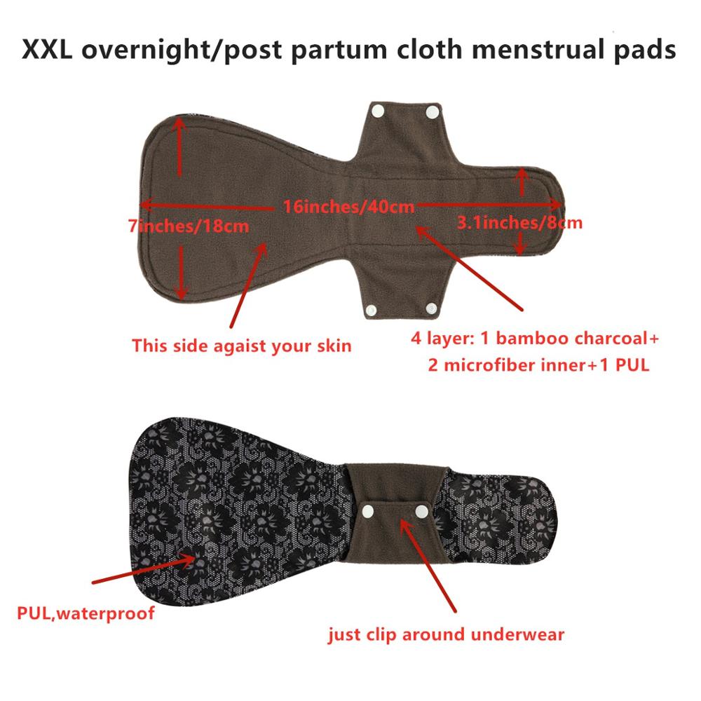 [Sigzagor]1 XXL Cloth Menstrua - огляд і ціна Cloth Pad Reusable