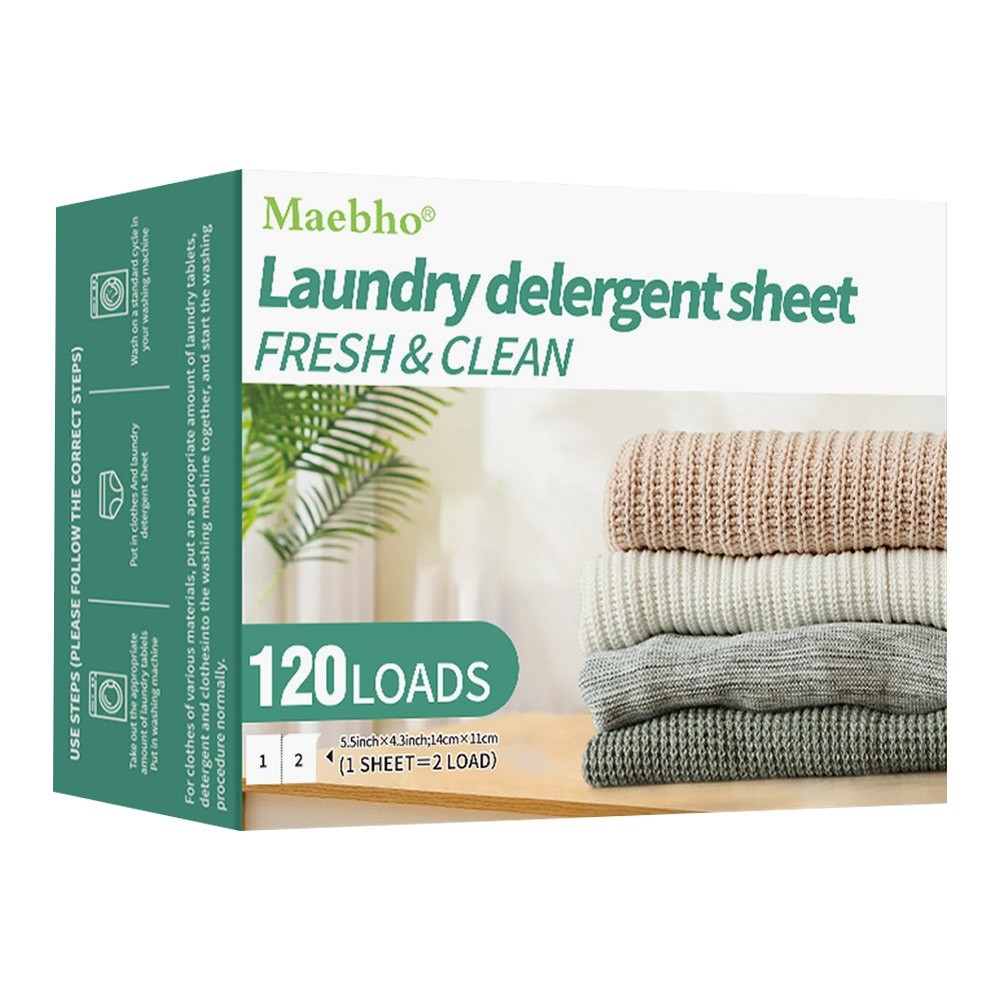 120 Sheets/Pack​​ ​Eco-Friendl - огляд і ціна Laundry Strip Eco