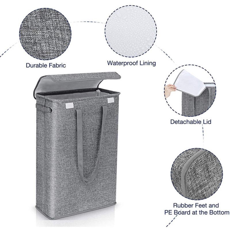 Cotton Linen Laundry Basket Wi - огляд і ціна Laundry Strip Eco