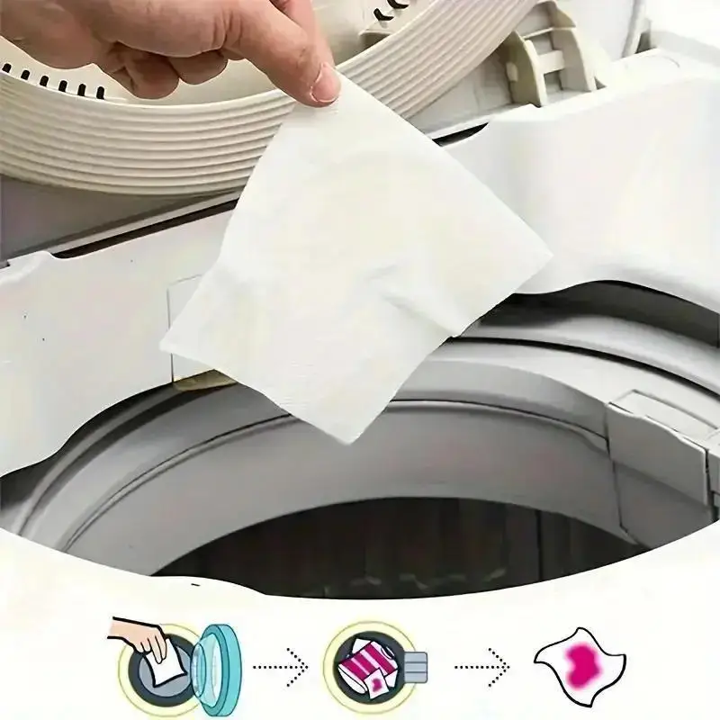 50pcs Laundry Color Absorbing  - огляд і ціна Laundry Strip Eco