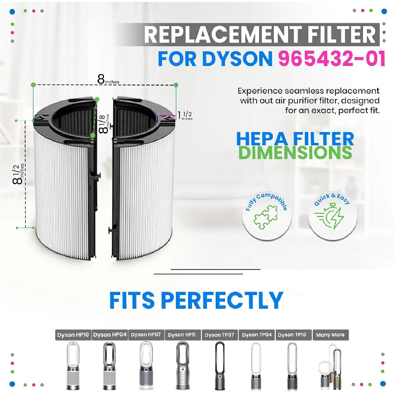 Carbon Filter for Dyson TP06/T - огляд і ціна Dyson Fan Tp07