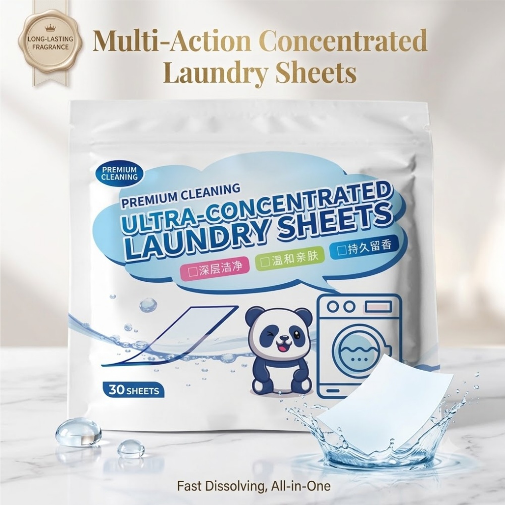 Laundry Foam Paper Ultra-Conce - огляд і ціна Laundry Strip Eco