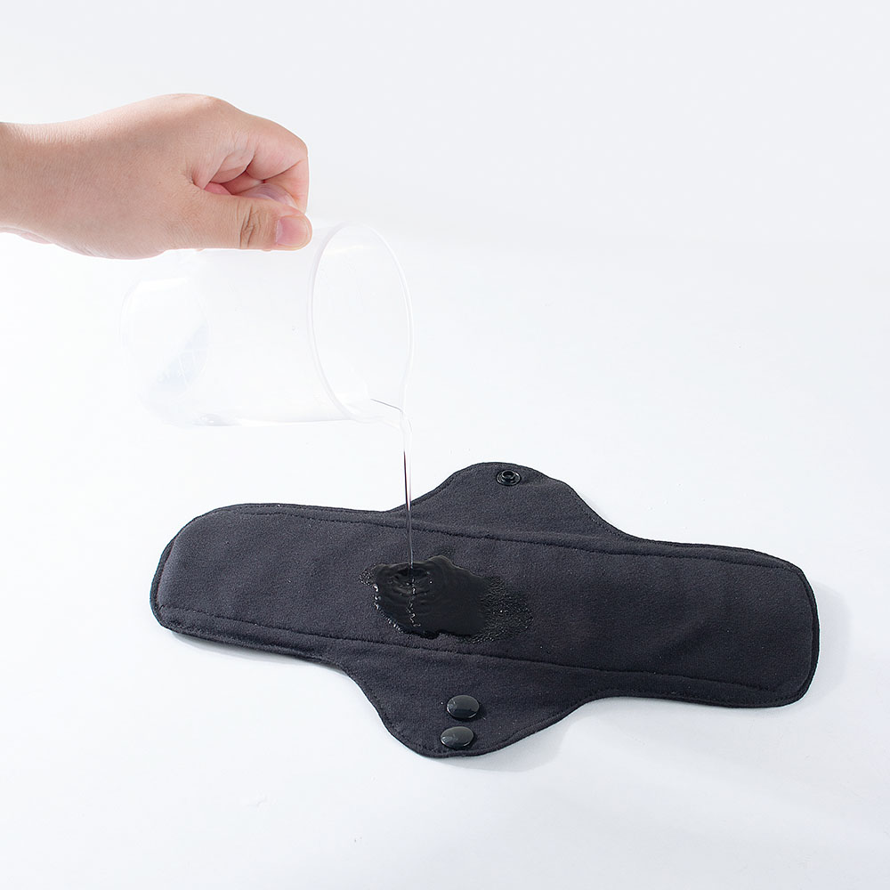 1pc Balck Pure Cotton Sanitary - огляд і ціна Cloth Pad Reusable