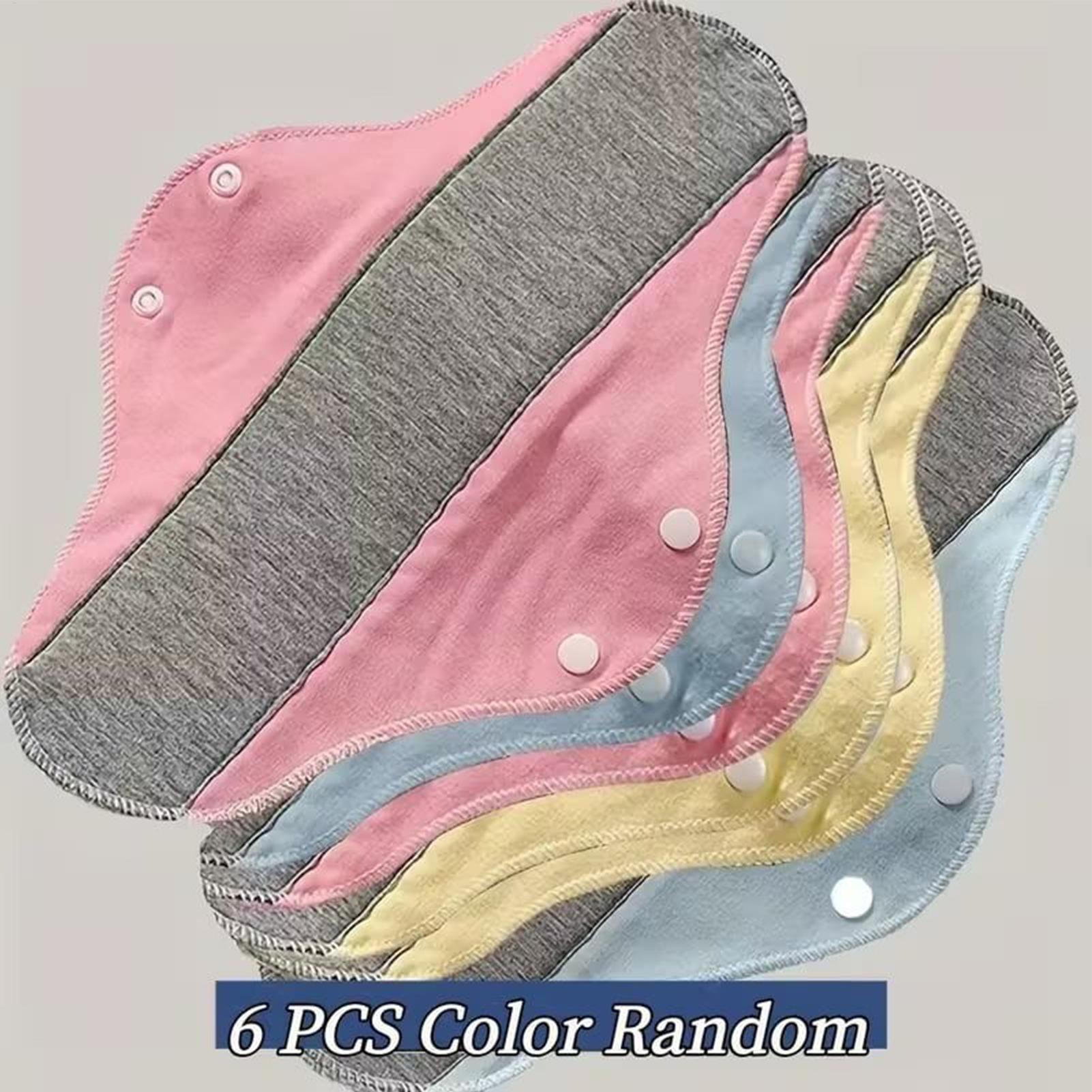 6PCs Washable Sanitary Pads Cl - огляд і ціна Cloth Pad Reusable