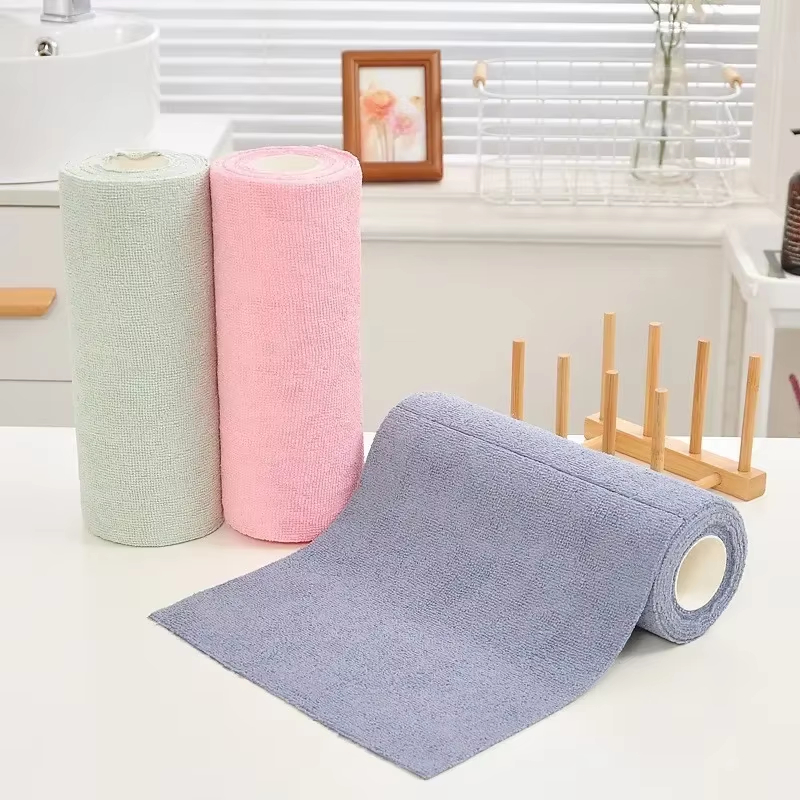 20pcs/Roll Microfiber Tear-Tow - огляд і ціна Cloth Pad Reusable