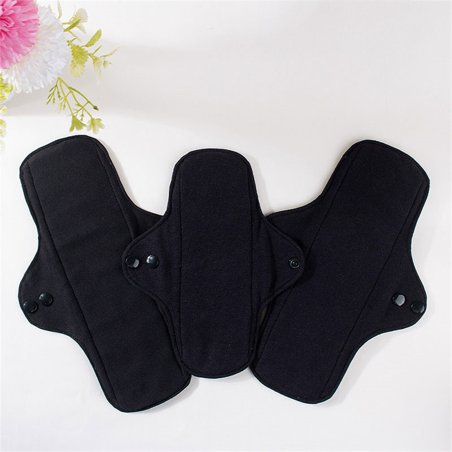 5Pcs Set Reusable Washable Bla - огляд і ціна Cloth Pad Reusable